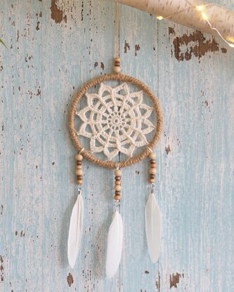 Dream catcher macrame moon and star hanging by the Algeria