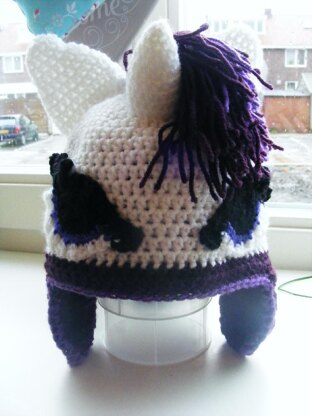 My Little Pony Rarity Unicorn Hat Pattern -  Perfect Gift