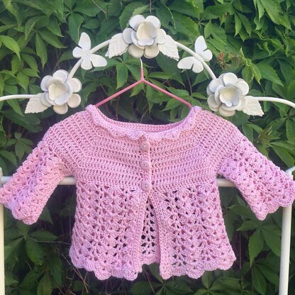 Jane Crochet Baby Cardigan