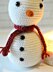 Christmas Snowman Amigurumi Doll