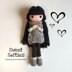 Camille the Autumn Belle (12" Amigurumi Art Doll)