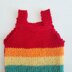 Easy Rainbow Baby Romper & Bonnet Set