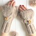 Owl flip-top mitts