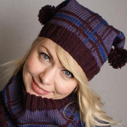 Plaid Hair Day - knitting pattern