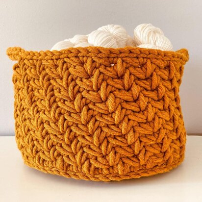 Chunky Chevron Basket