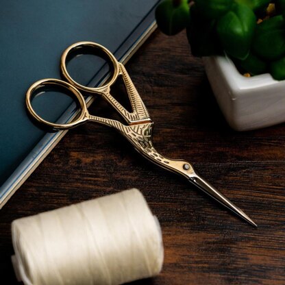 Singer Forged Stork Embroidery Scissors 4.5in