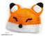 Sleepy Fox Baby Hat