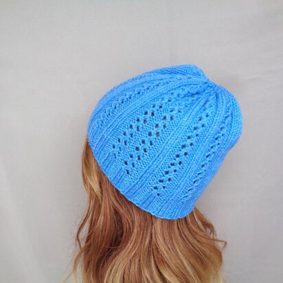 Riva Beanie - knitting pattern