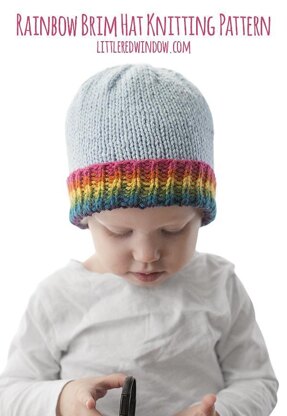 Rainbow Brim Hat