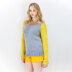 "Aimee Sweater" - Sweater Knitting Pattern For Women in Debbie Bliss Paloma