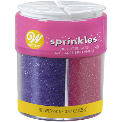 Wilton Bright Colored Sugar Sprinkles Medley, 4.4 oz.