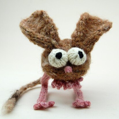 Jumpy Jerboa Amigurumi Rodent - knitting pattern