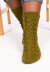 Bobbled Cable Socks