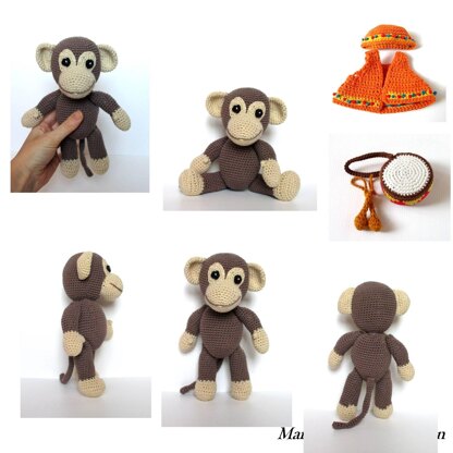 Amigurumi Arthur Monkey The Ami