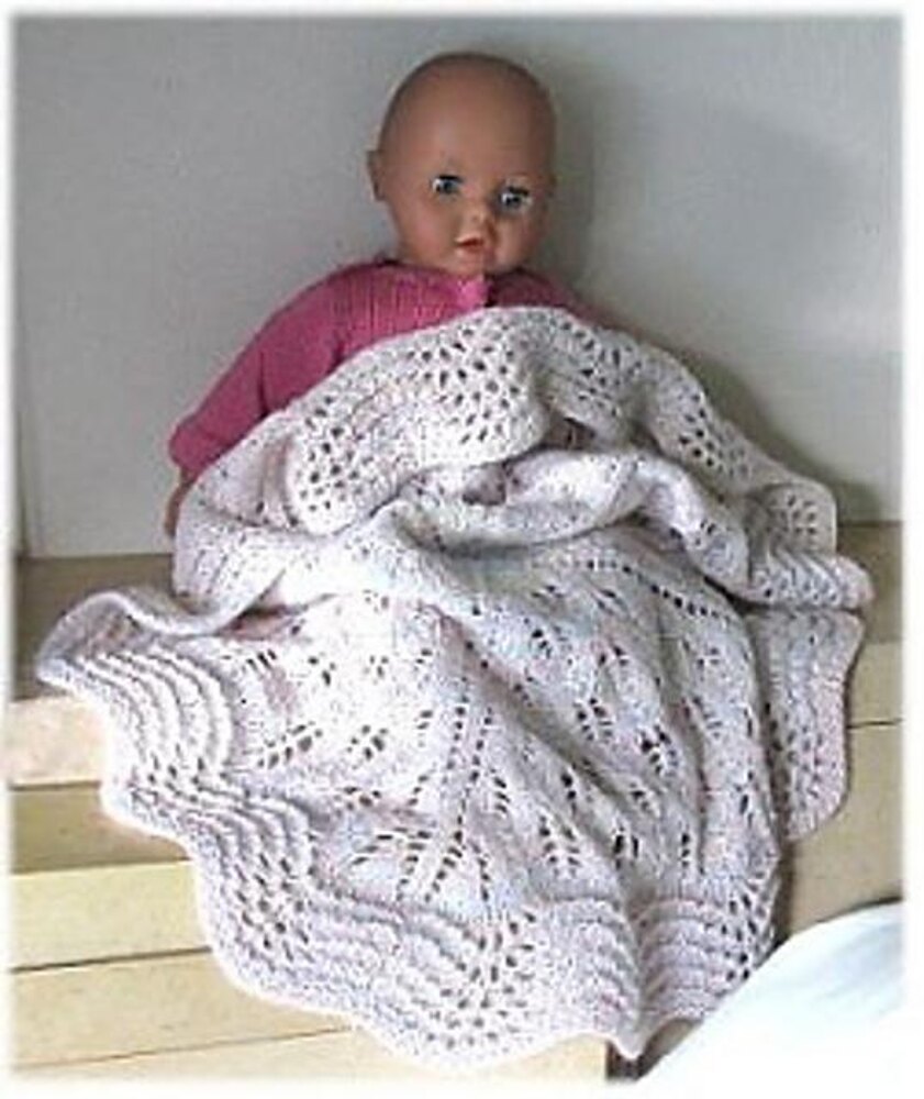 K732-Little Baby Blanket Knitting pattern by Nazanin Fard