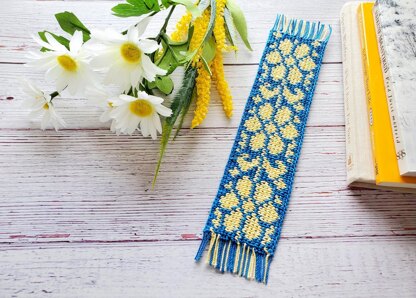 Ukraine Flower Bookmark