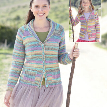 Cardigans in Sirdar Crofter DK - 7166 - Downloadable PDF