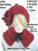 209 LITTLE RED RIDING HOOD Neckwarmer Hoodie