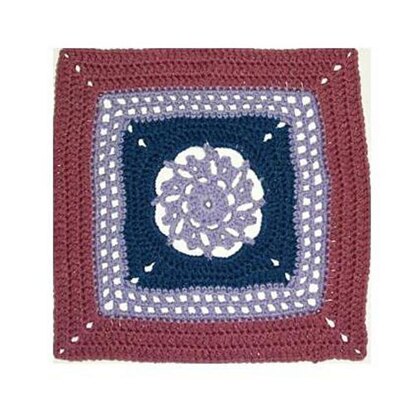 Picots and Lace - 12" square