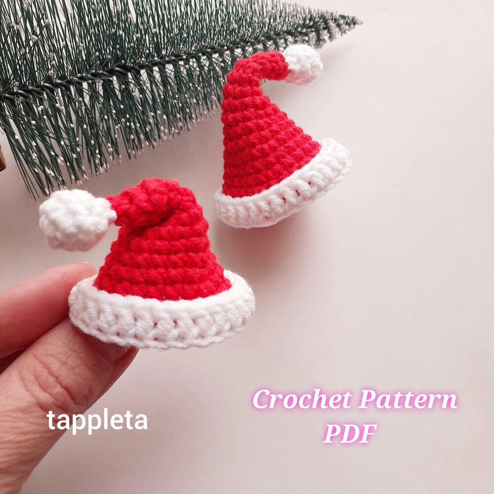 Crochet santa hat on sale