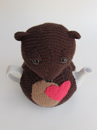 Heart Bear Tea Cosy