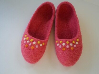 Ladies Ballet Felted Slipper