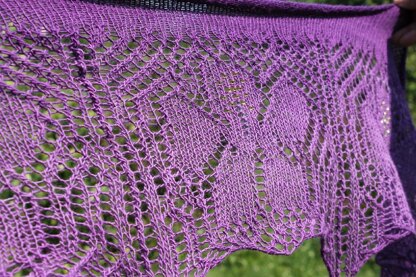 Hibiscus Garden Shawl/Shawlette