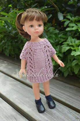 Knitting doll dress