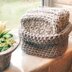 Reusable Cotton Cloths and Basket