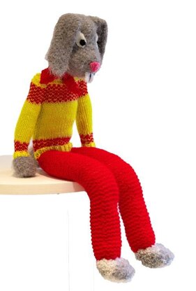 Cute Toys to Knit 2 - bear, donkey, rabbit, dog, cat, zebra