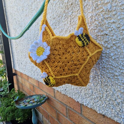 Honeycomb and Bee Bag