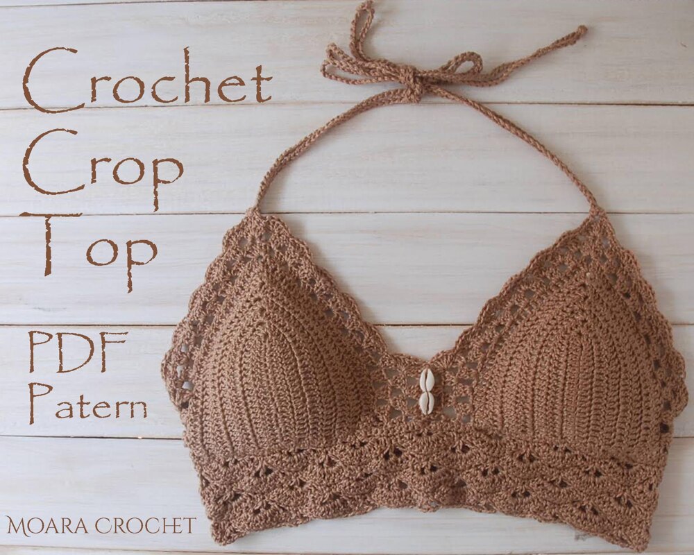 Crochet Top PATTERN the Shell Top 