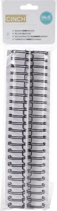 We R Memory Keepers Cinch Wires .75" 2/Pkg - Black