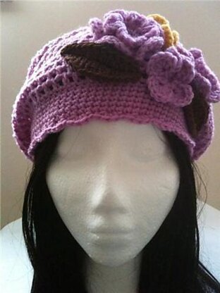 Bonnie Blossom Slouchy Hat