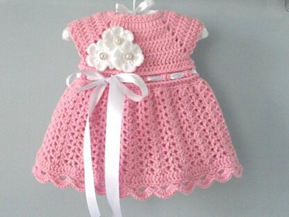 PATTERN Baby Girl Clothes Crochet Baby Dress