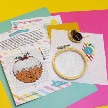 The Make Arcade Pudding Cross Stitch Kit