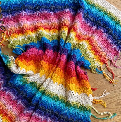 Rainbow Splash Blanket