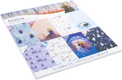 EK Success EK Disney Paper Pad 12"X12" 36/Pkg - Frozen II, 12 Designs/3 Each