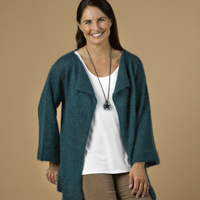 Glacial Cardigan in Valley Yarns Southampton - 1052 - Downloadable PDF