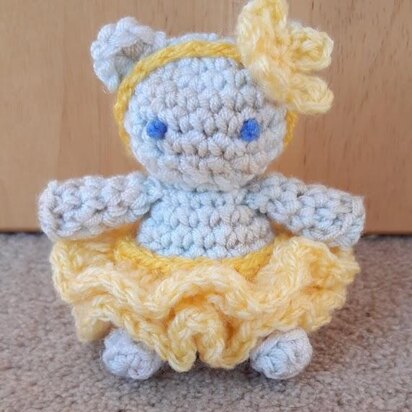 Amigurumi Ballet Bear Plushie