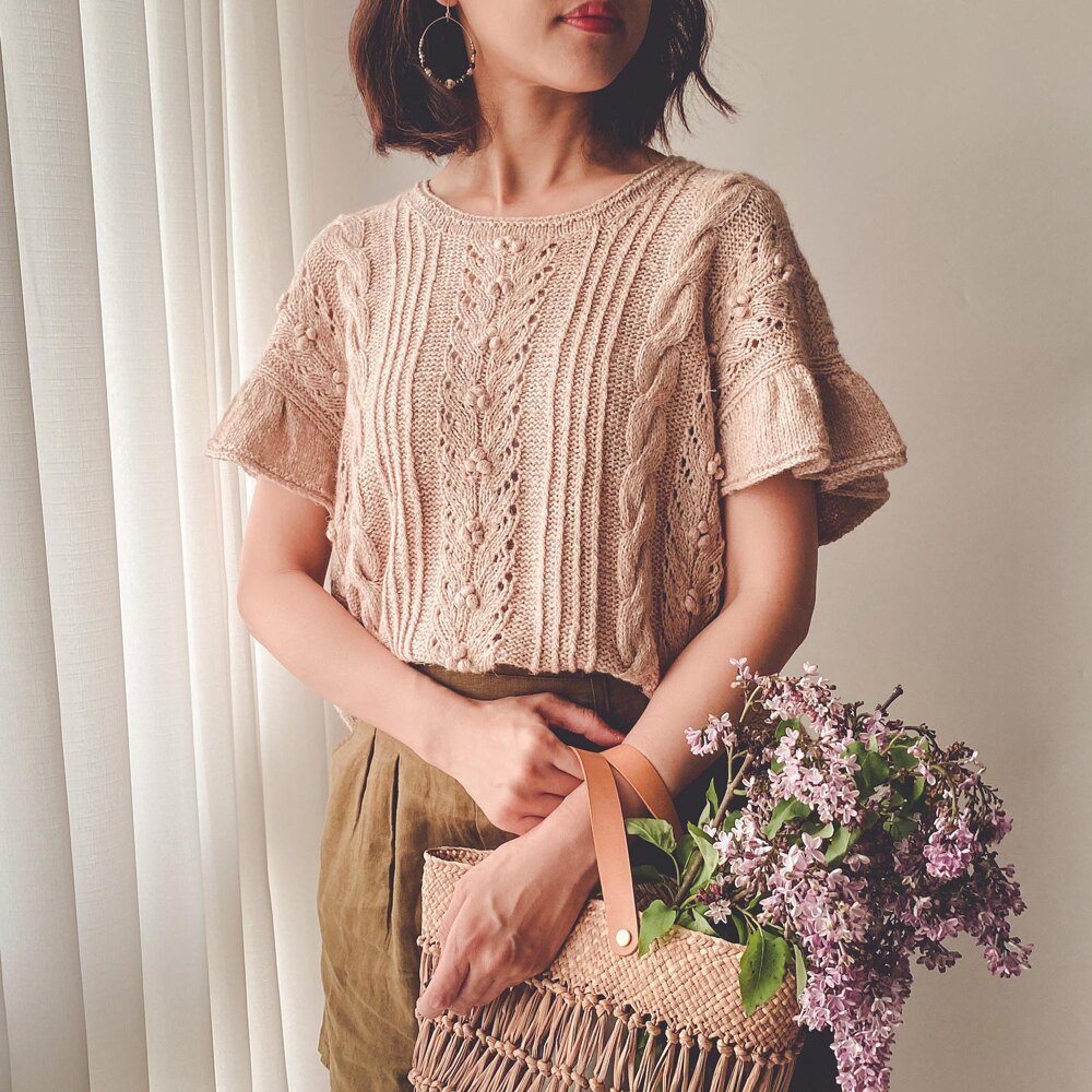 IRENE】Cut Yarn Knit Tops ふじあみさん愛用 訳あり品 IRENE】Cut
