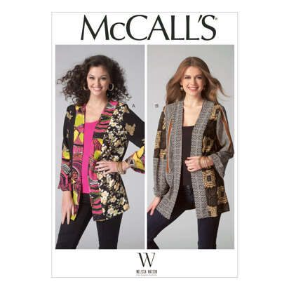  McCall's Women's Knit Corset Style Jacket Sewing