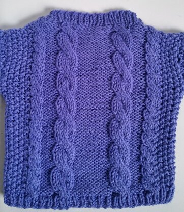 Cozy Baby Cables Sweater