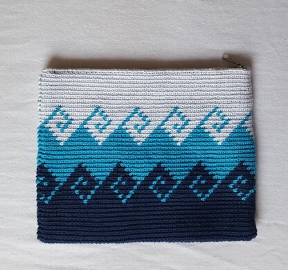 Greek Key Pouch