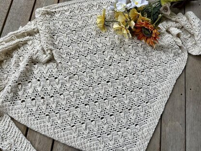 Ever After Rose Shawl
