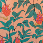 Tropical Stems (Pink)