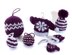 Christmas Glamour Mini Bead Baubles