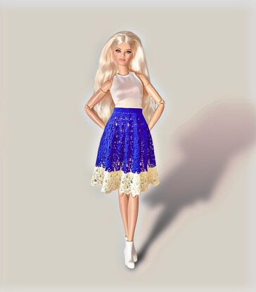 Scallops Lace Skirt