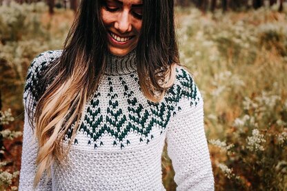 Pine Fair Isle Sweater