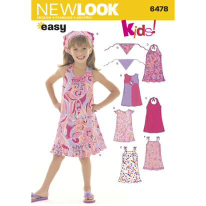 Simplicity New Look Pattern 6096 Misses Dresses with Length and